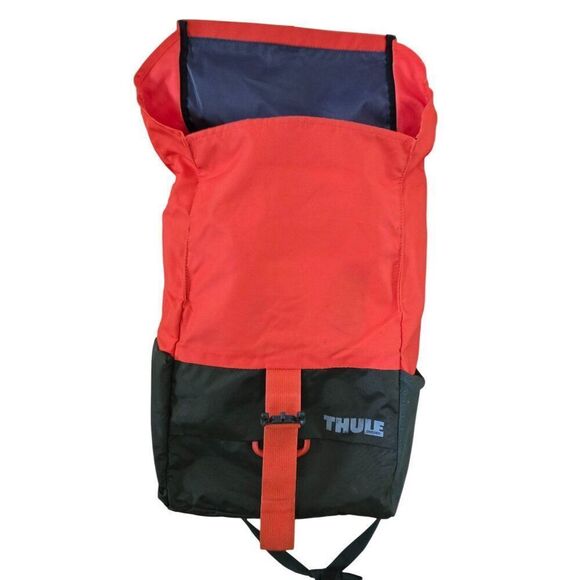 Thule Orange & Black Backpack With Buckle Closure & Side Pockets - Picture 5 of 13